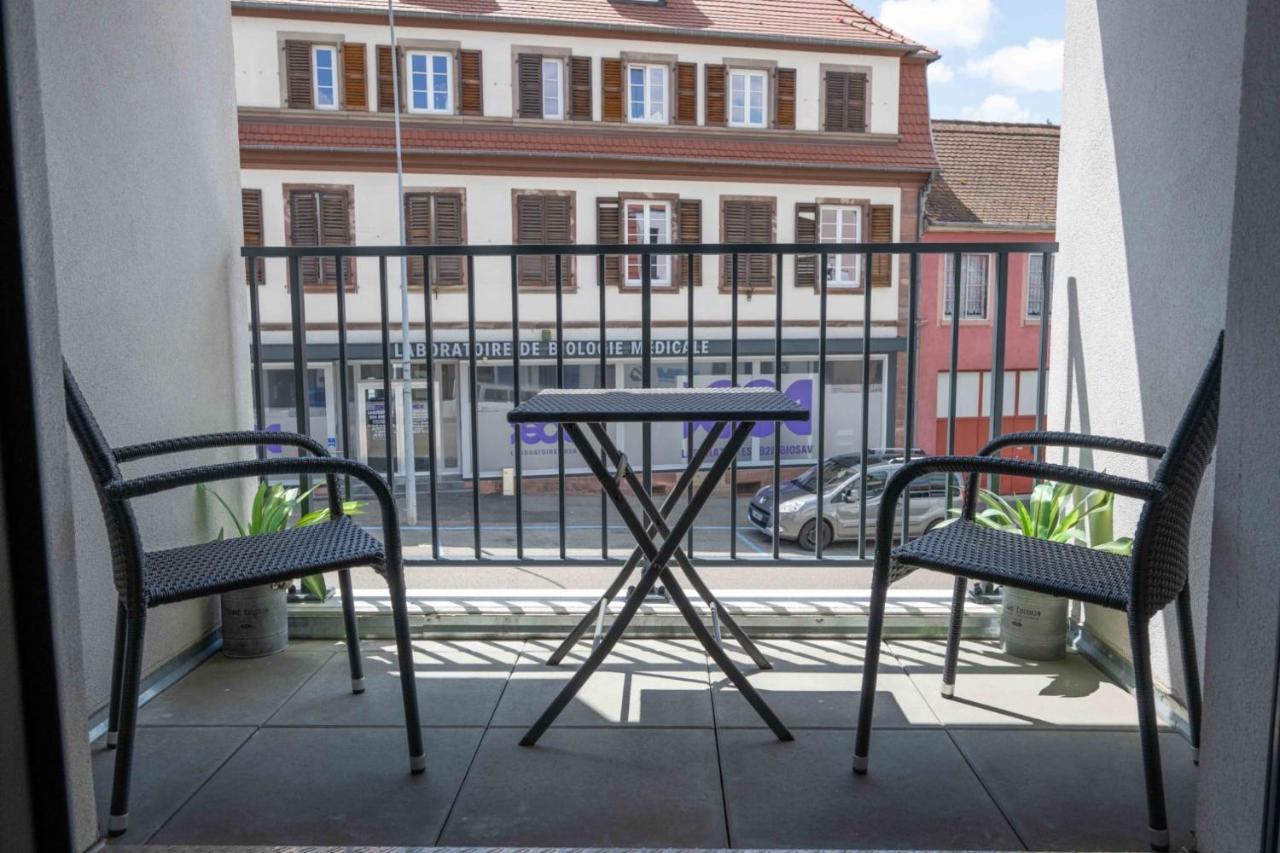 Superbe Loft Center Of Saverne Bike Parking Buitenkant foto